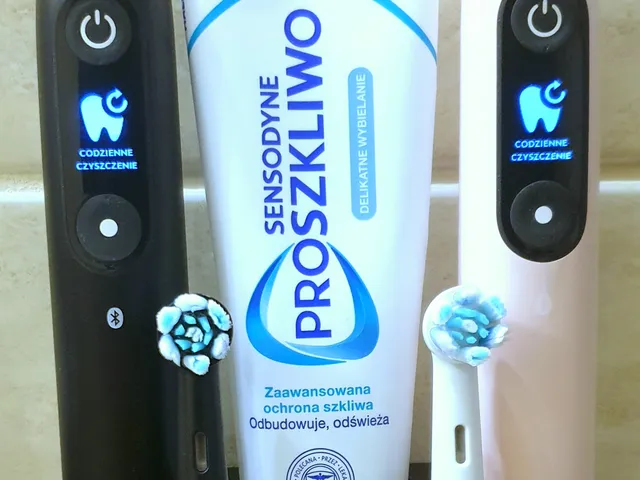Wall mount for two Oral-B iO toothbrushes and a tube of toothpaste - no drilling required