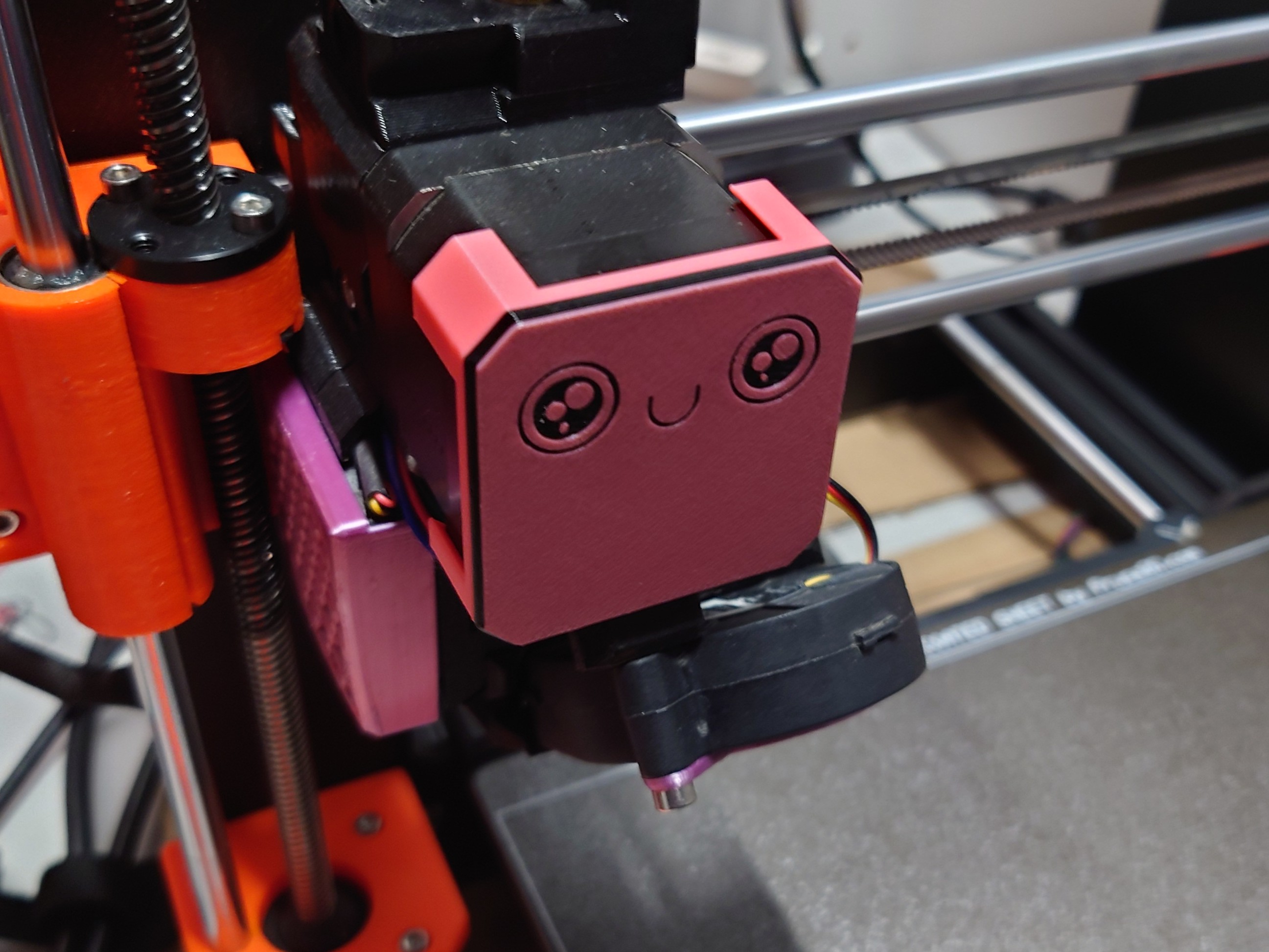 Cute Extruder Cover for Prusa Mk3/S/S+