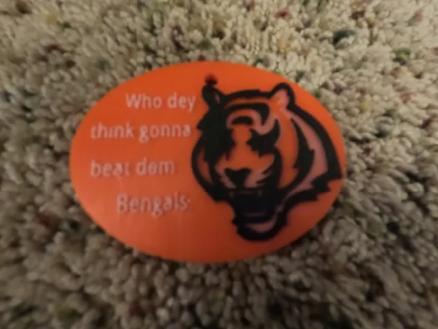 Cincinnati Bengals "Who Dey" Keychain