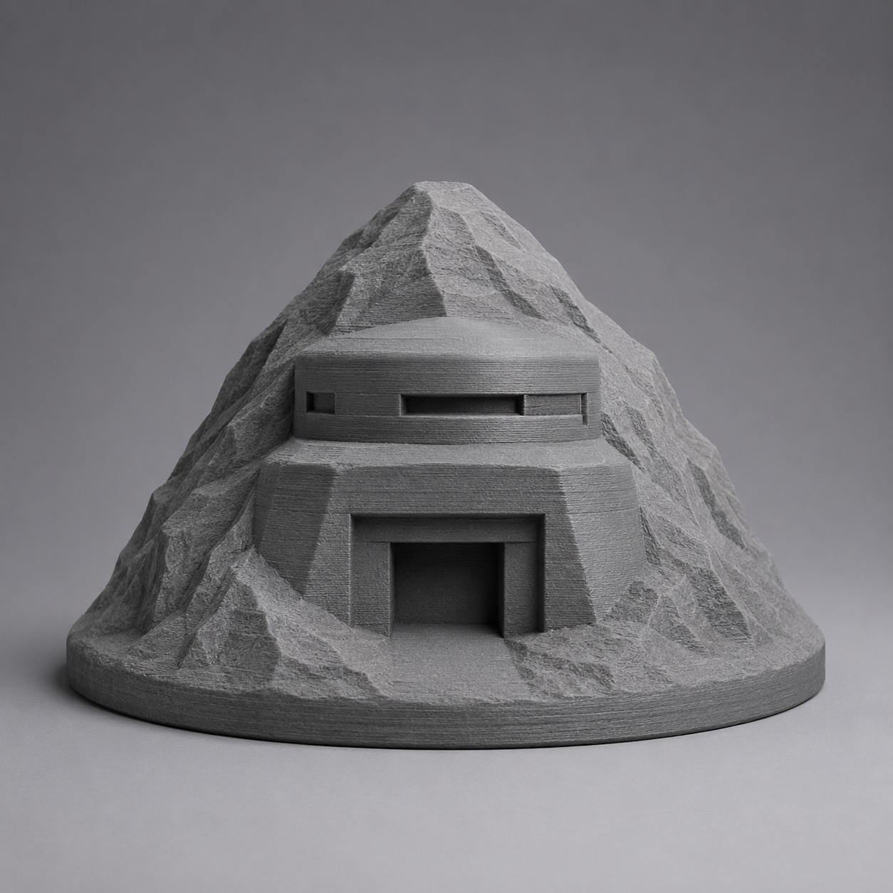Darstellung eines Bunkers - Representation of a bunker