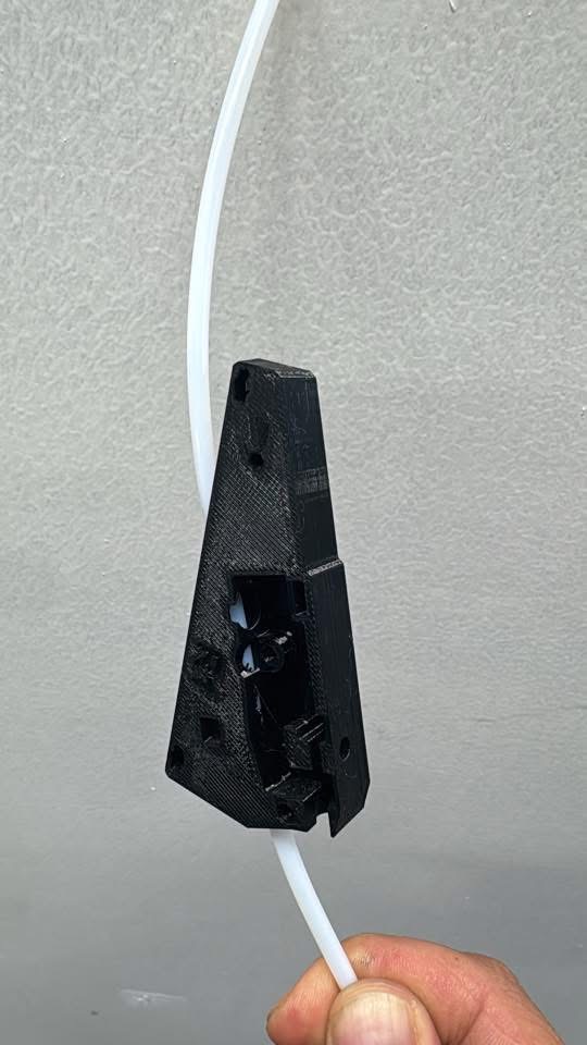 CoreOne side filament sensor bypass and straight through filament feed
