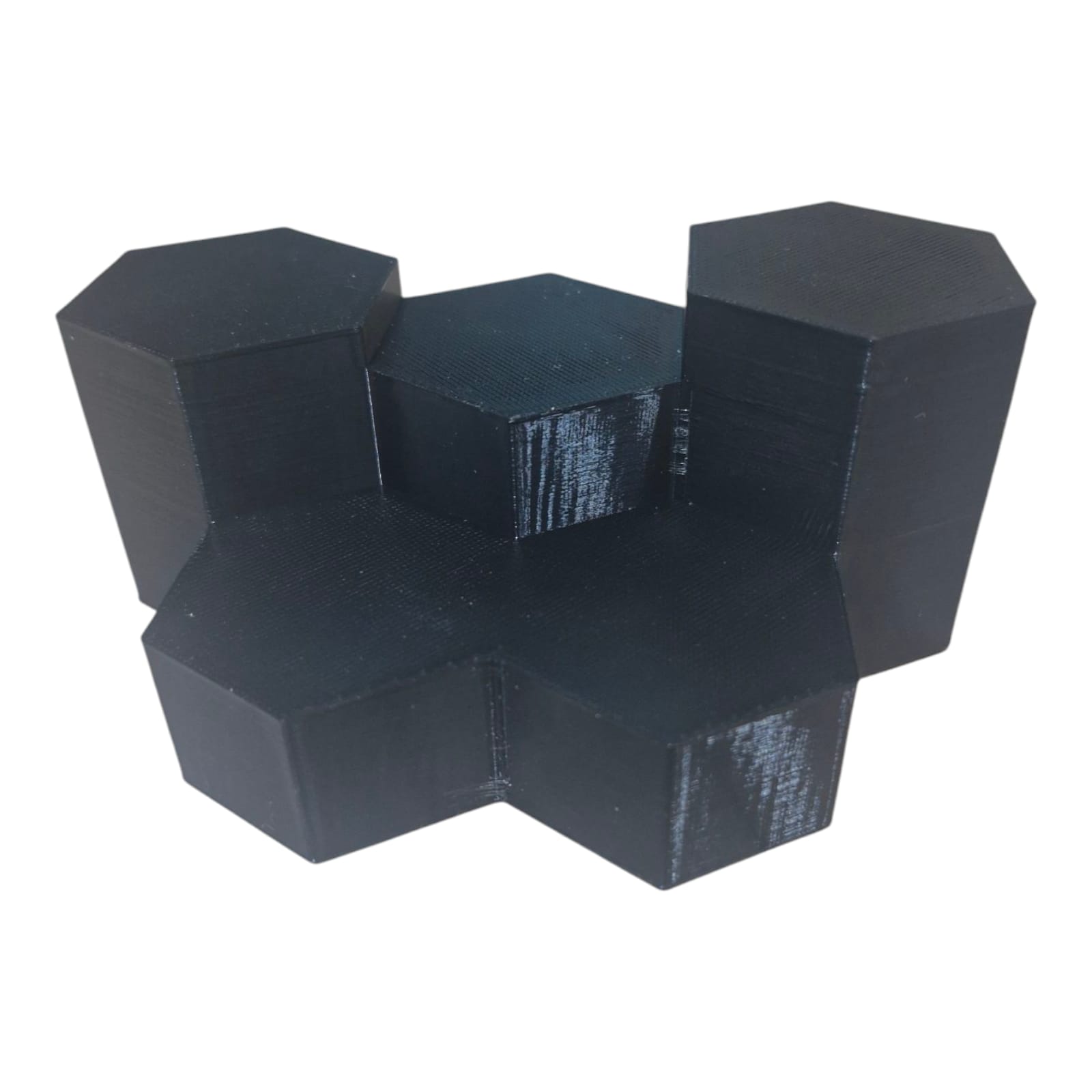 Hexagonal toy stand