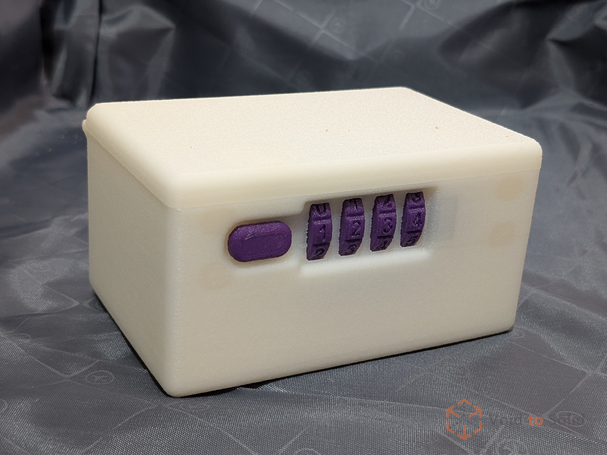 Customizable Combination Lock Box | Basic Style | Size S