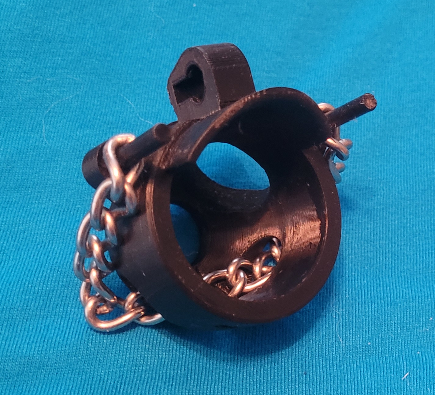 Male Chastity Device with Reverse Pegging — miniatura 4