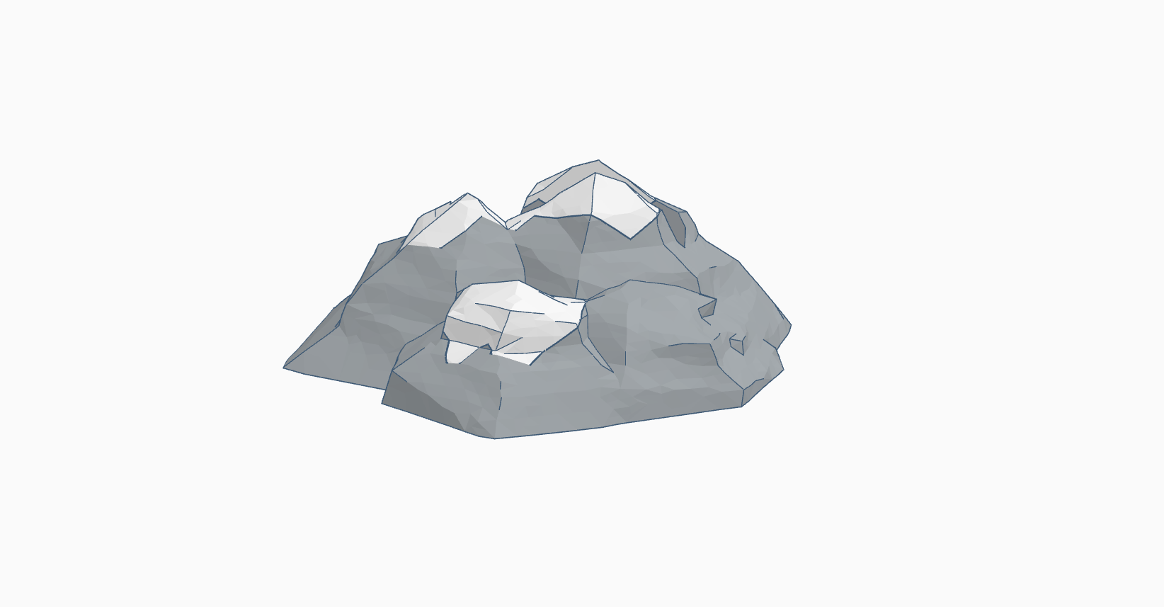 mountain napkin holder