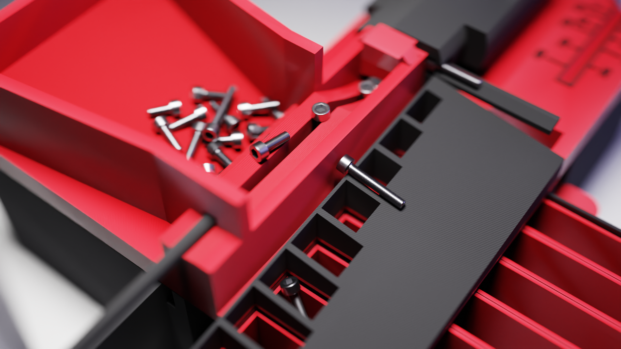 Miniatura 5 do modelo 3D Mechanical M3 Bolt/Screw Sorting Device