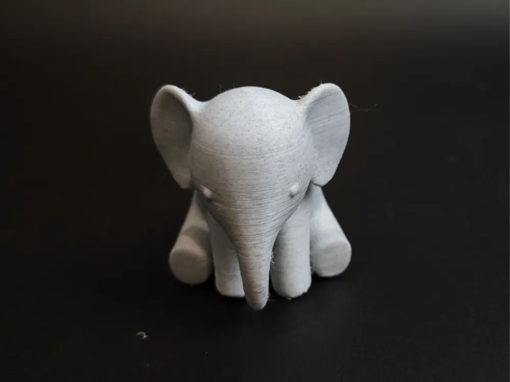 The Gentle Little Giant: A Chibi Elephant