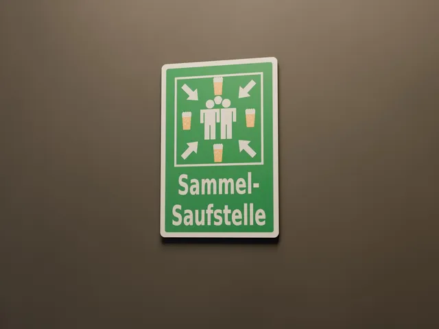 Sammel-Saufstelle Schild - mehrfarbig