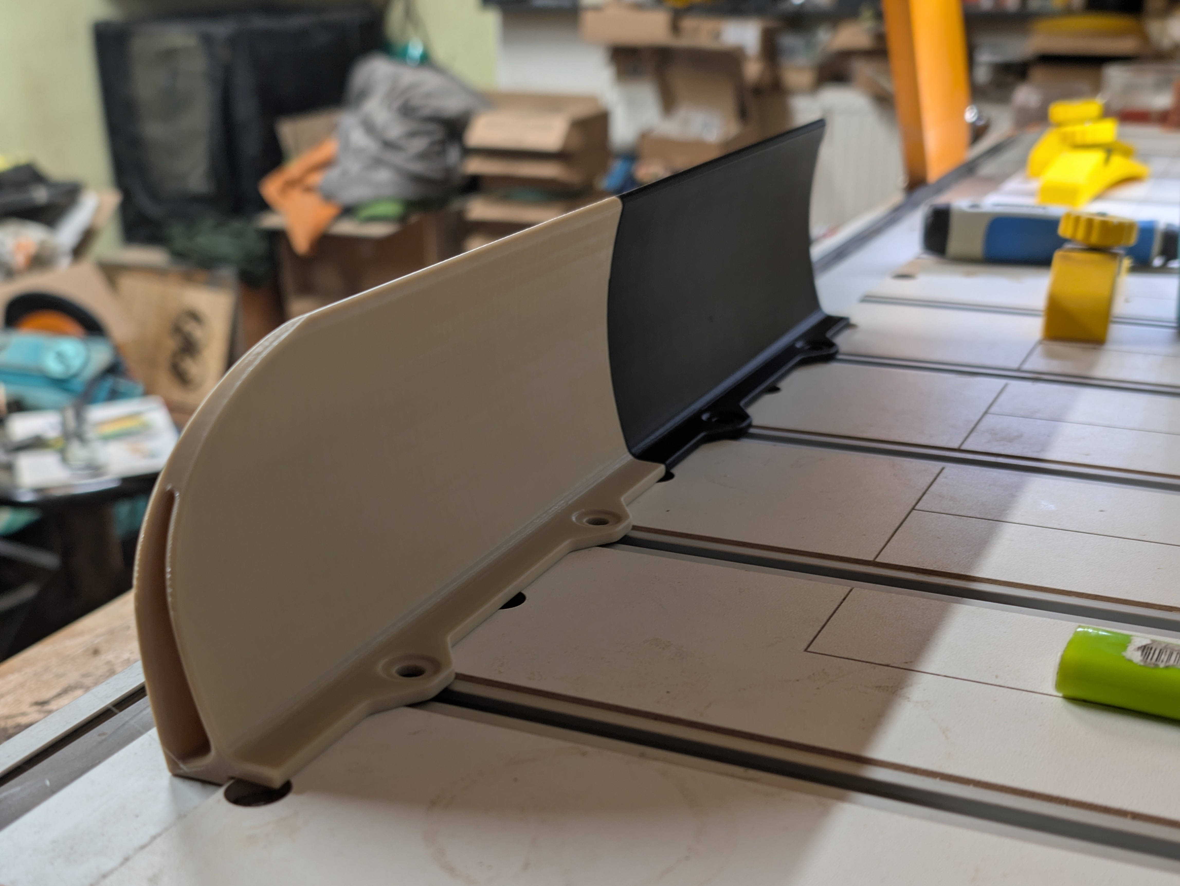 Stepcraft M series table dust guard