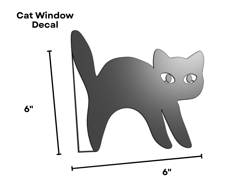 Cat Window Decal — thumbnail 4