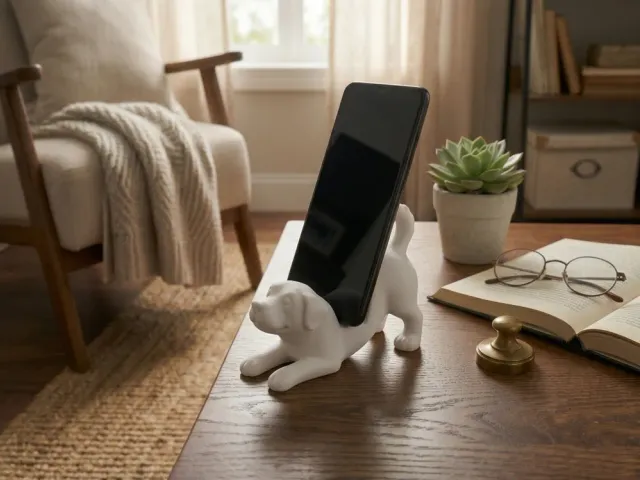 dog phone stand