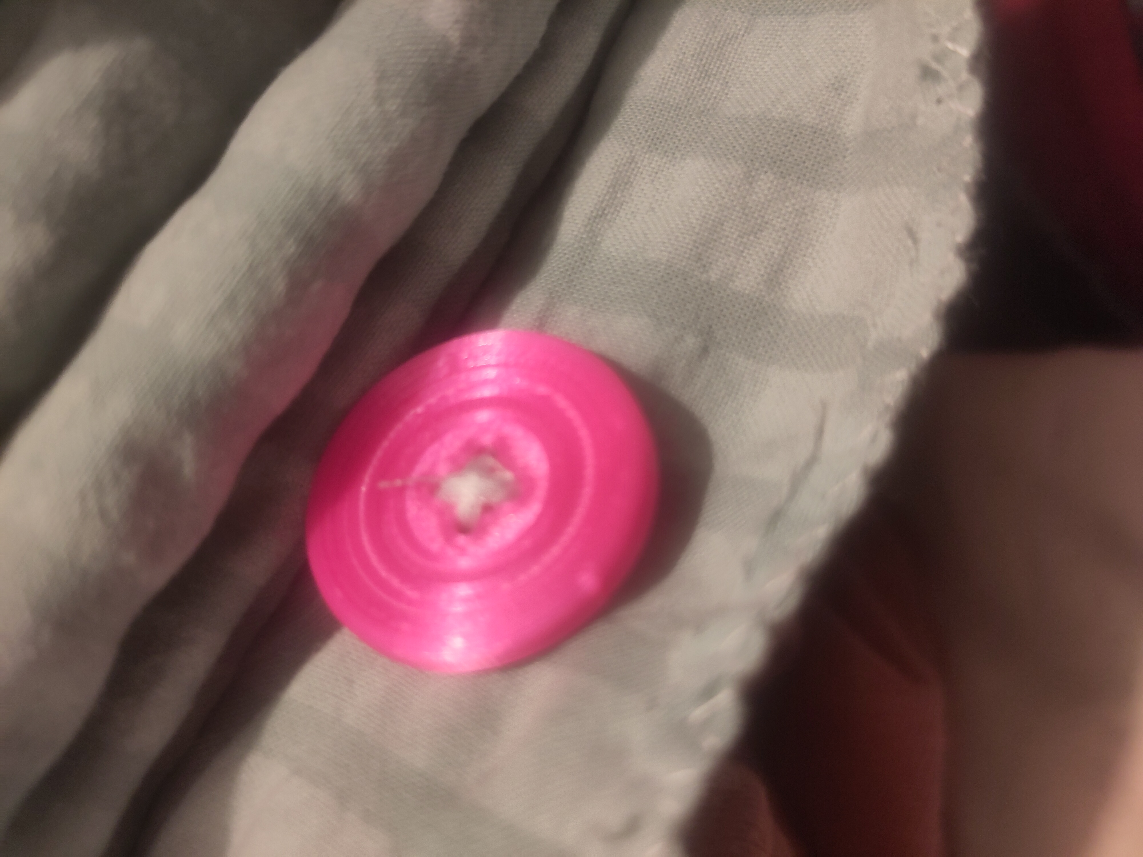 Miniatura 2 do modelo 3D Button for Sewing (Parametric)