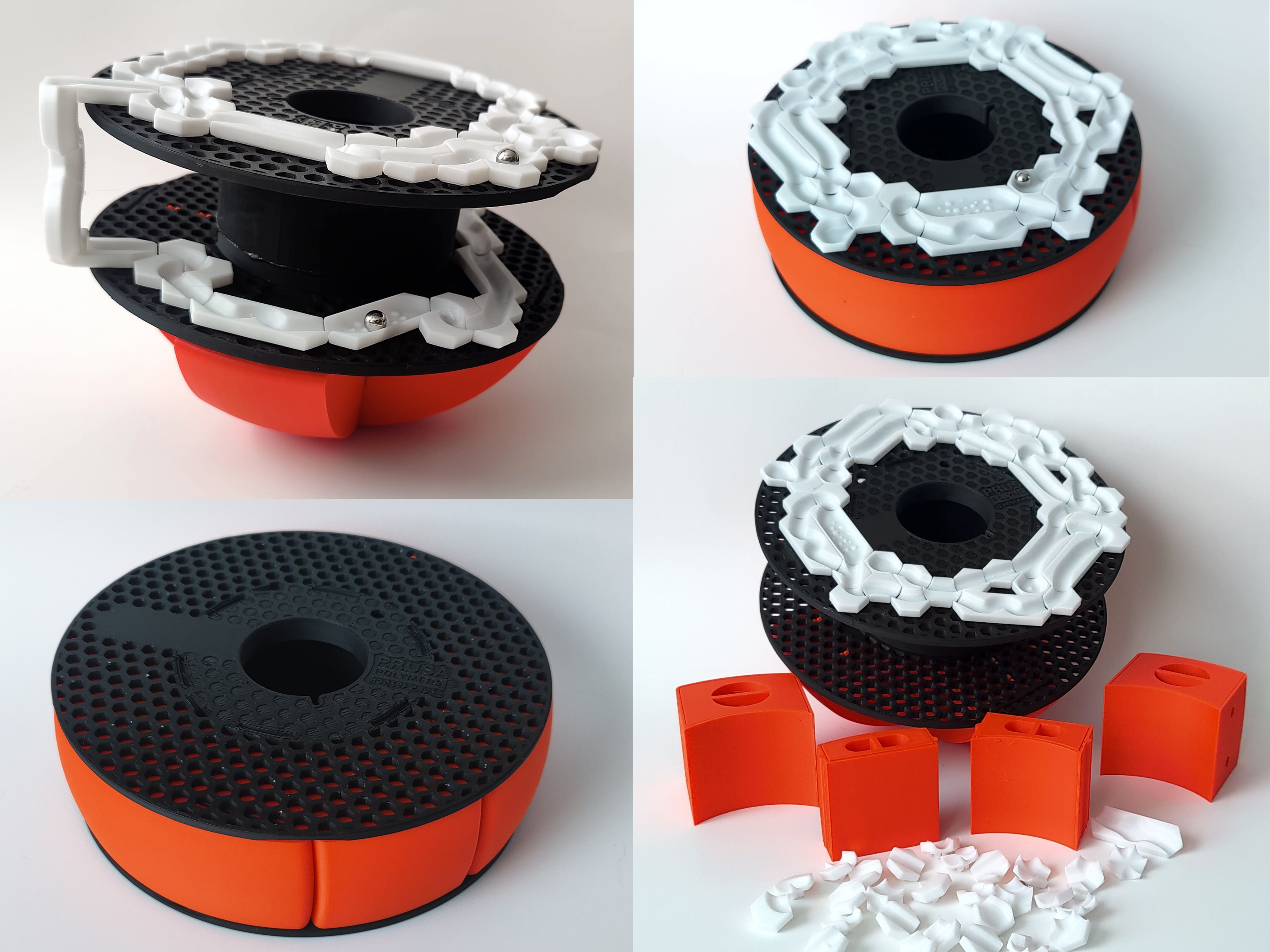Prusament Spool Modular Marble Maze balance travel game (Updated)