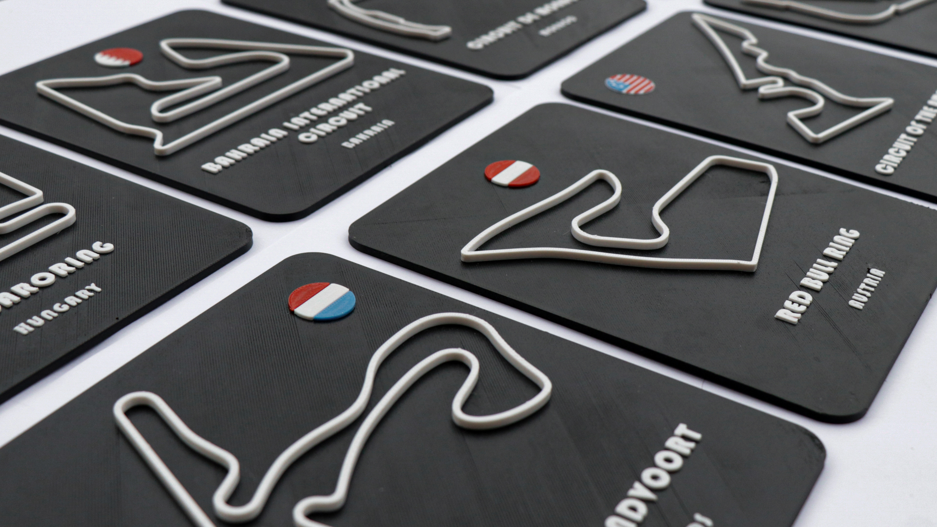 Formula 1 Circuits | 3D Printable Display Models