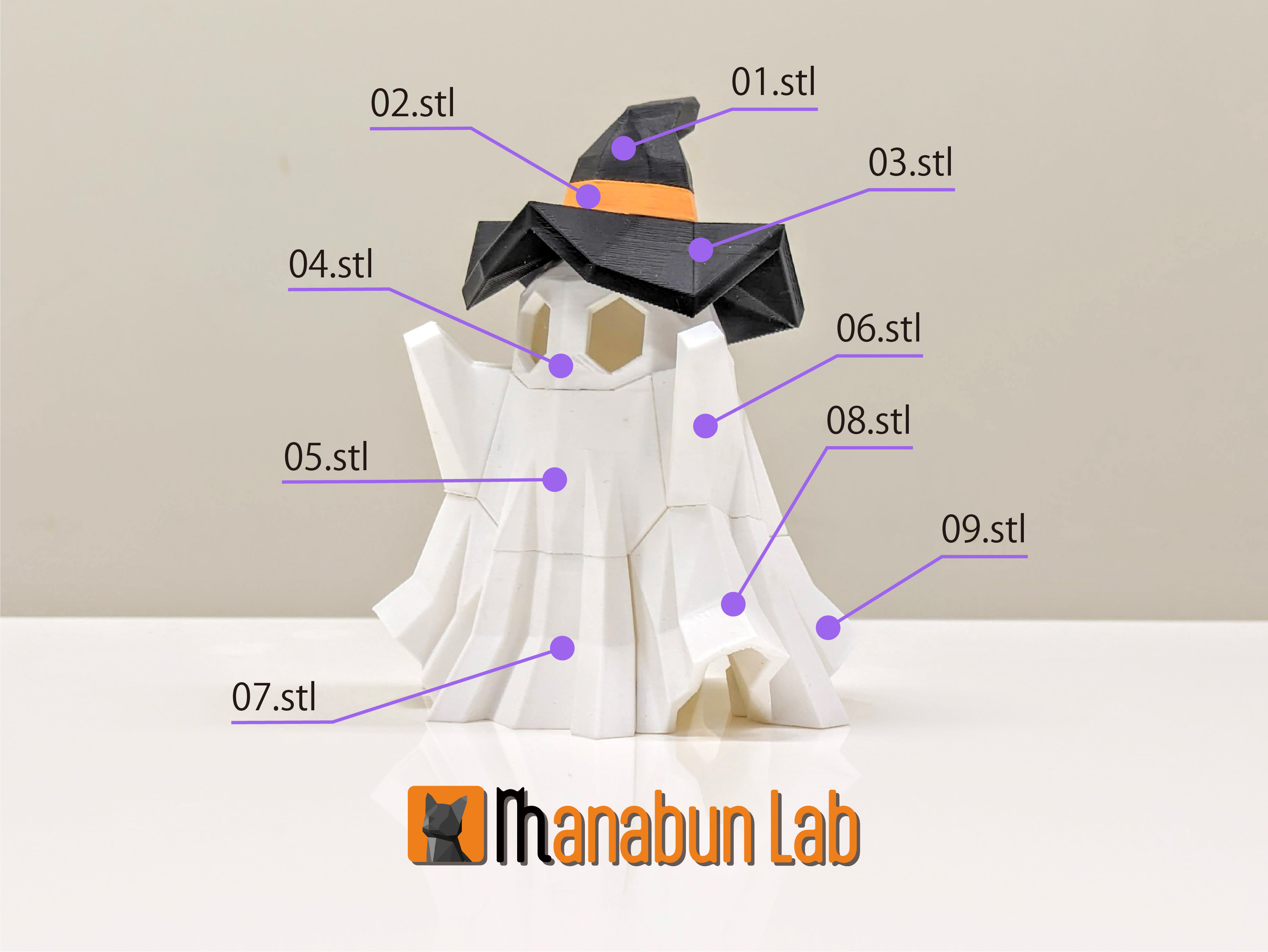 Low Poly Ghost Puzzle — miniatura 9