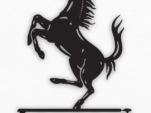 Ferrari Logo Wall Art
