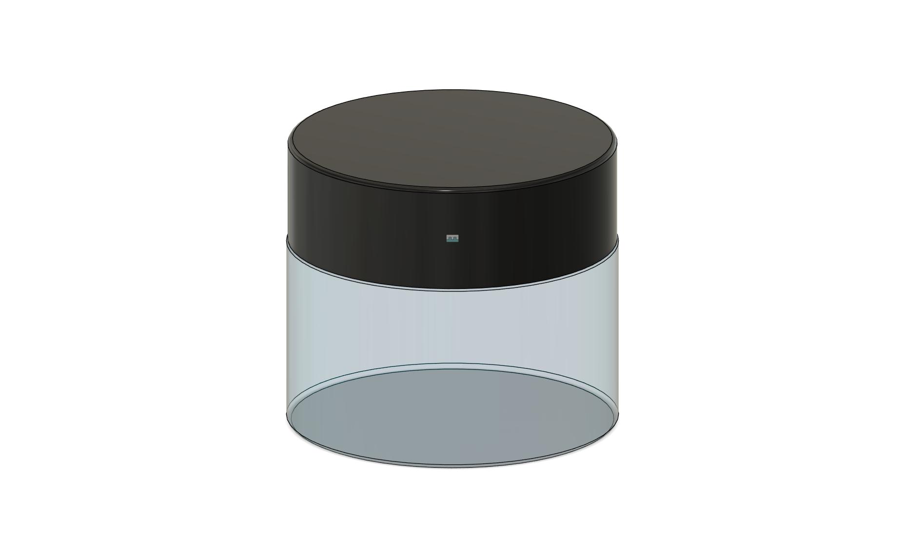 Pigment Powder Bottle Model
