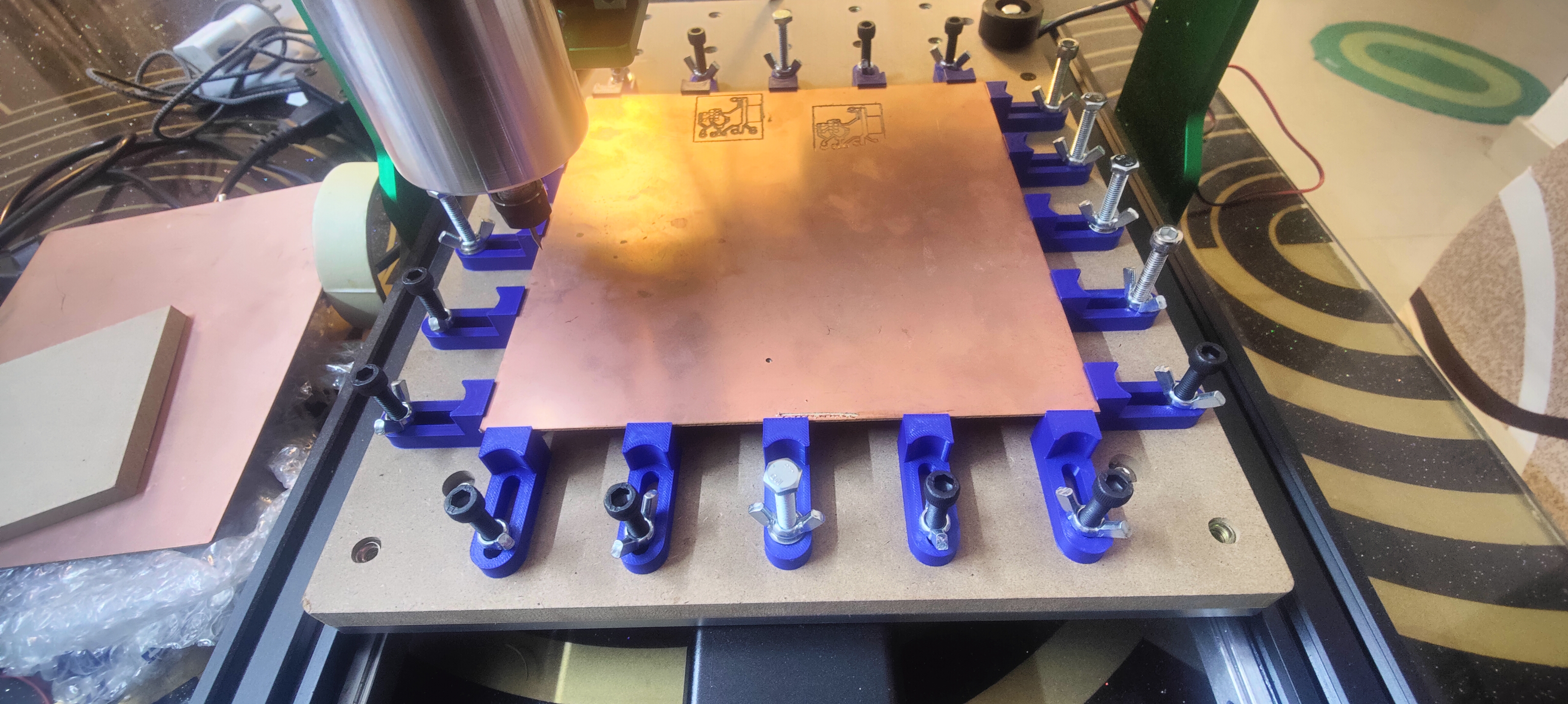PCB clamps for Anolex 3030 Evo Max