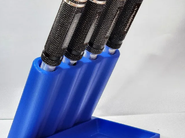 Hex Driver Holder, Curvy Edition w/Magnetic Part Tray