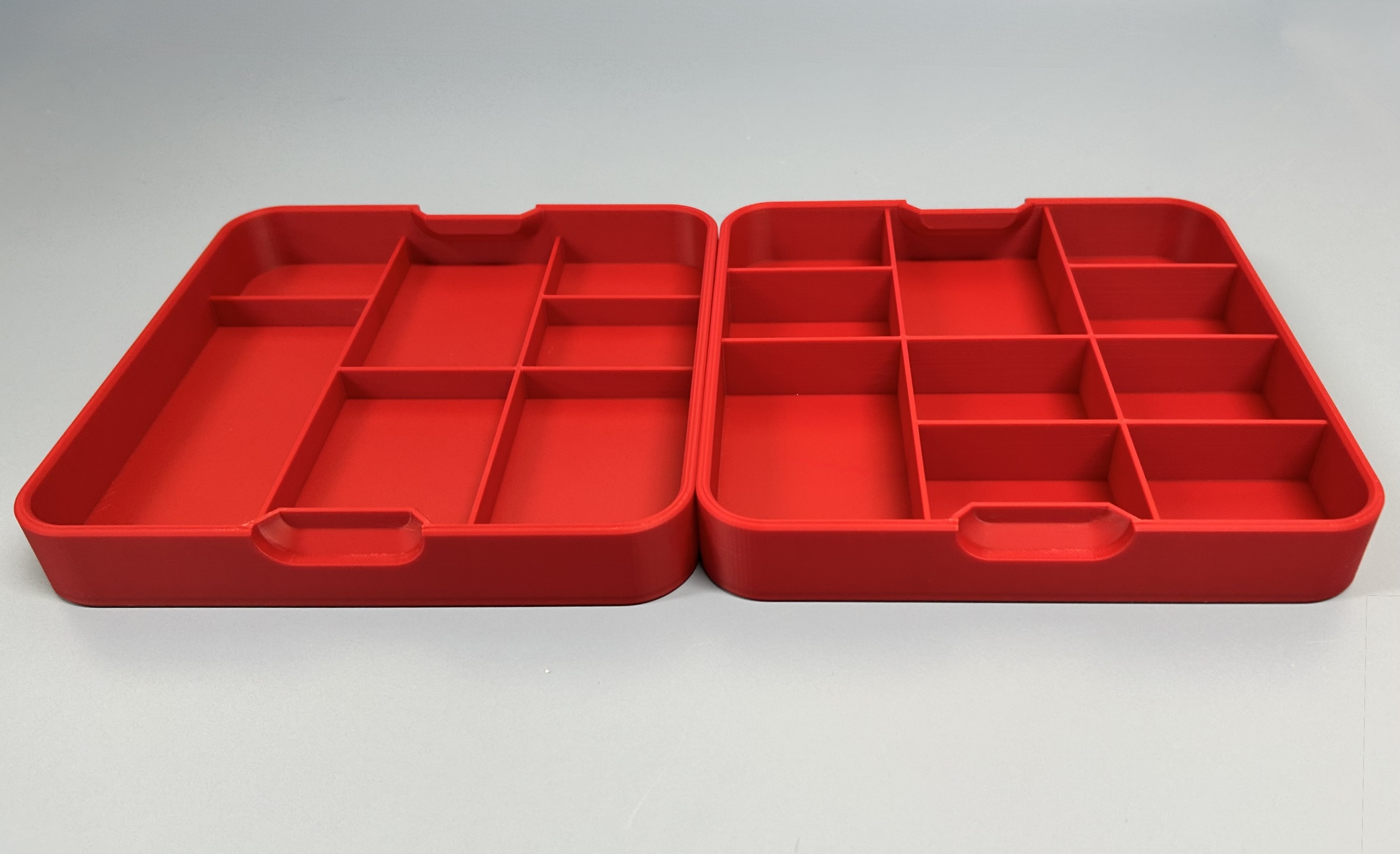 Parametric Stackable Build Tray (OpenSCAD / Wave Bottom) — miniatura 3