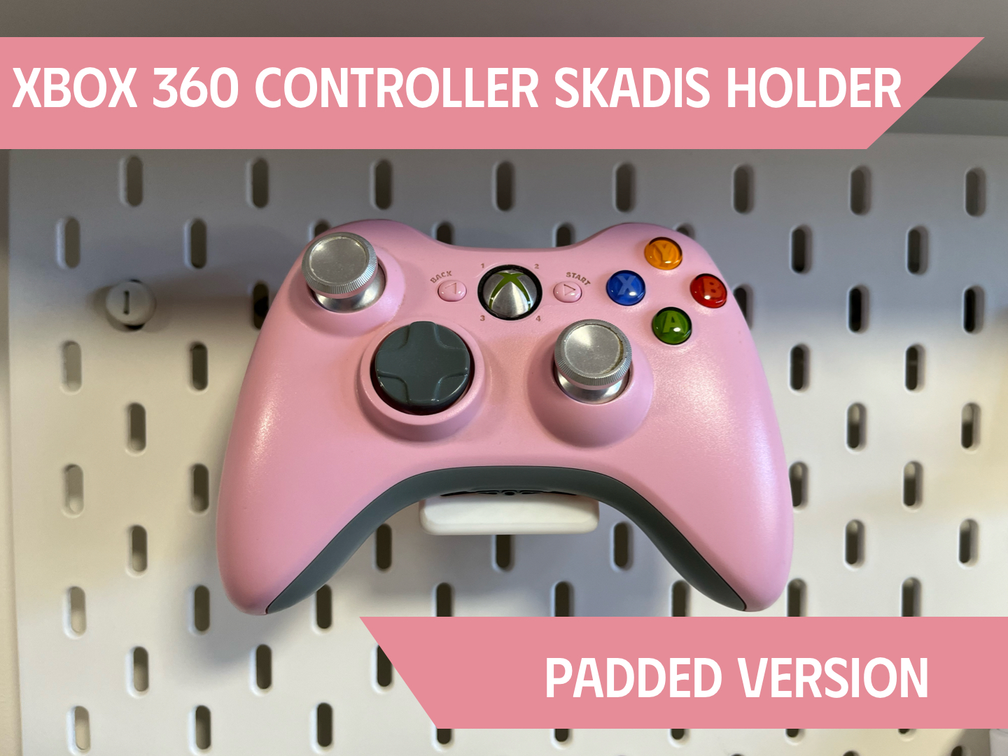 Xbox 360 Controller SKADIS mount - padded version