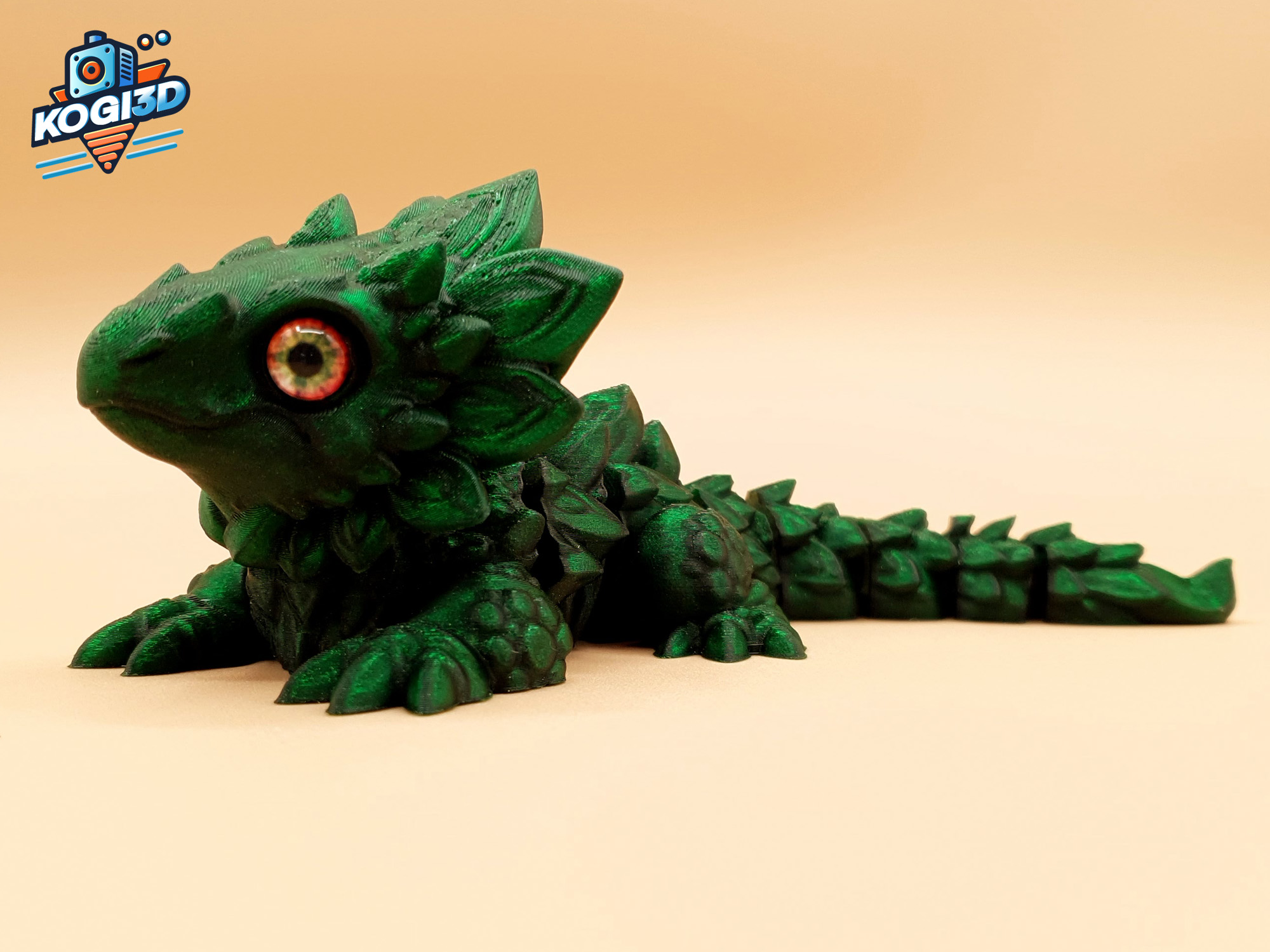 Fully Articulated Forest Dragon