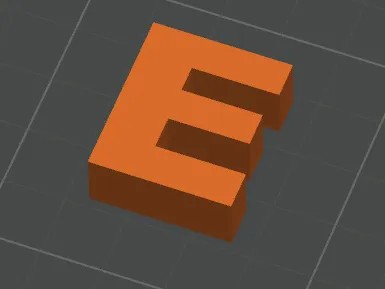 Letter E