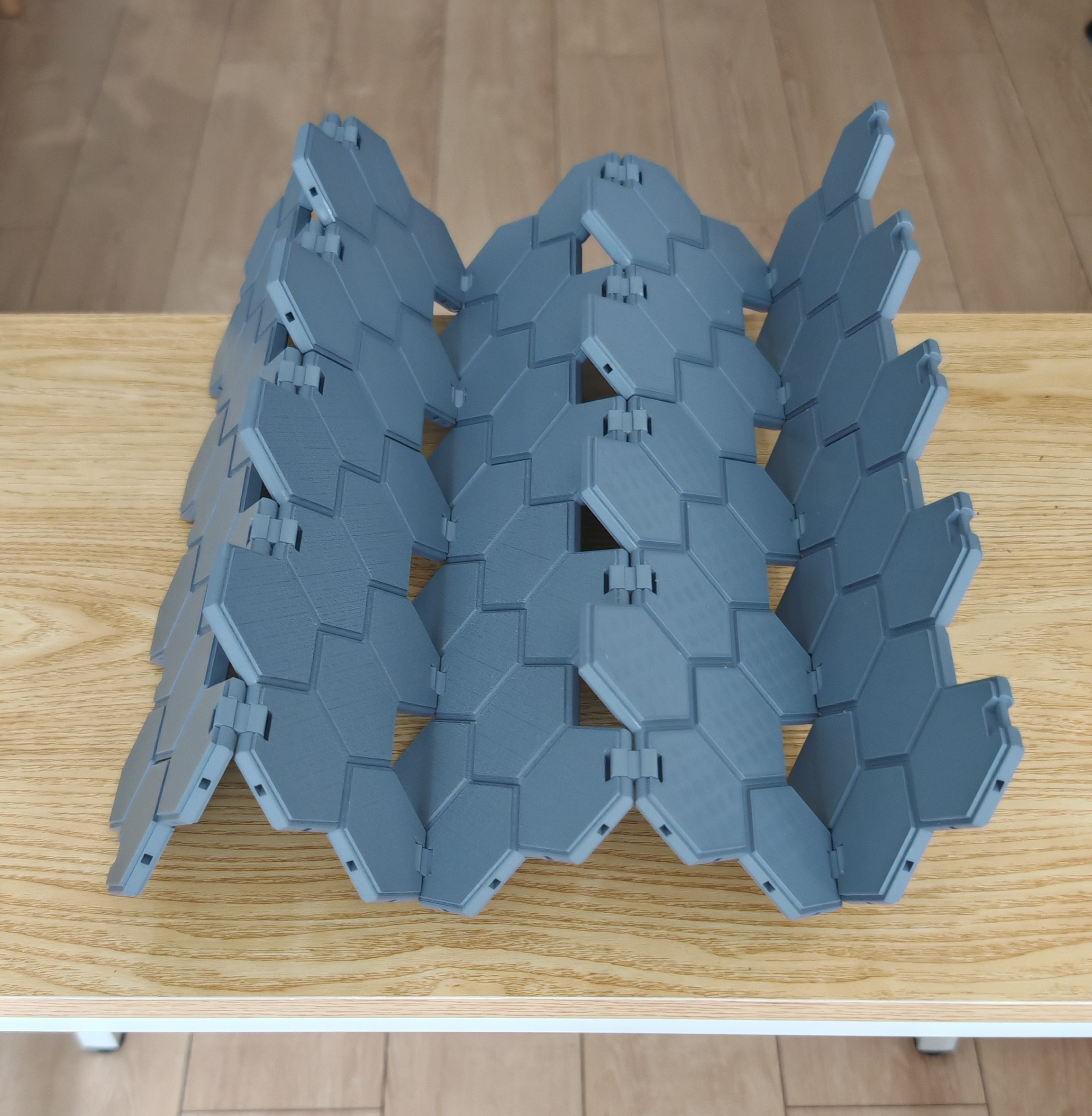 Miniatura 3 do modelo 3D Foldable battlefield with hexagonal grid