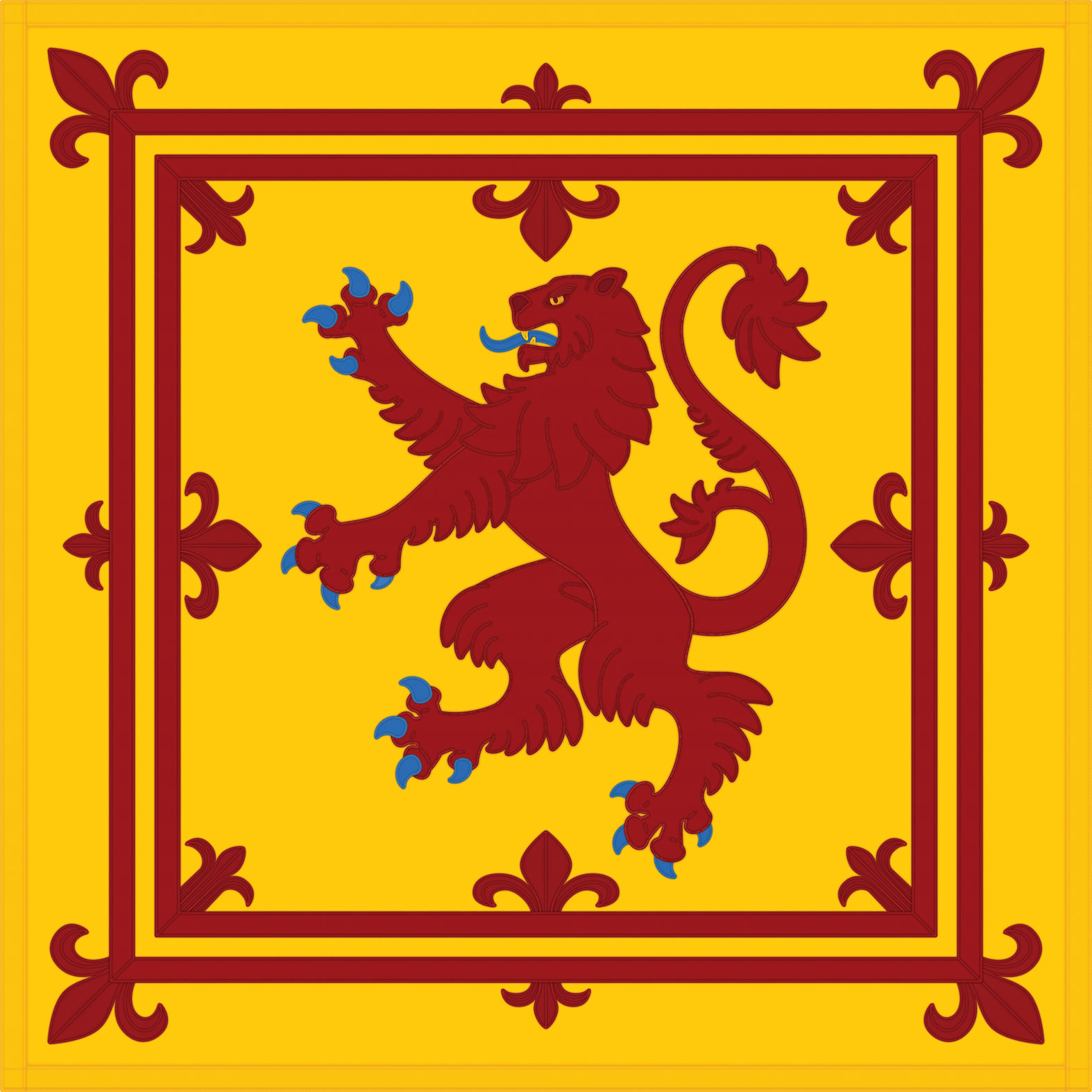 Royal Banner of Scotland Lithophane