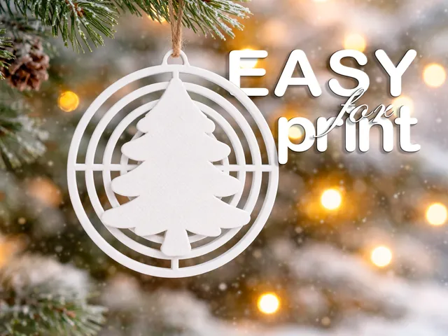 Christmas Tree | Easy For Print