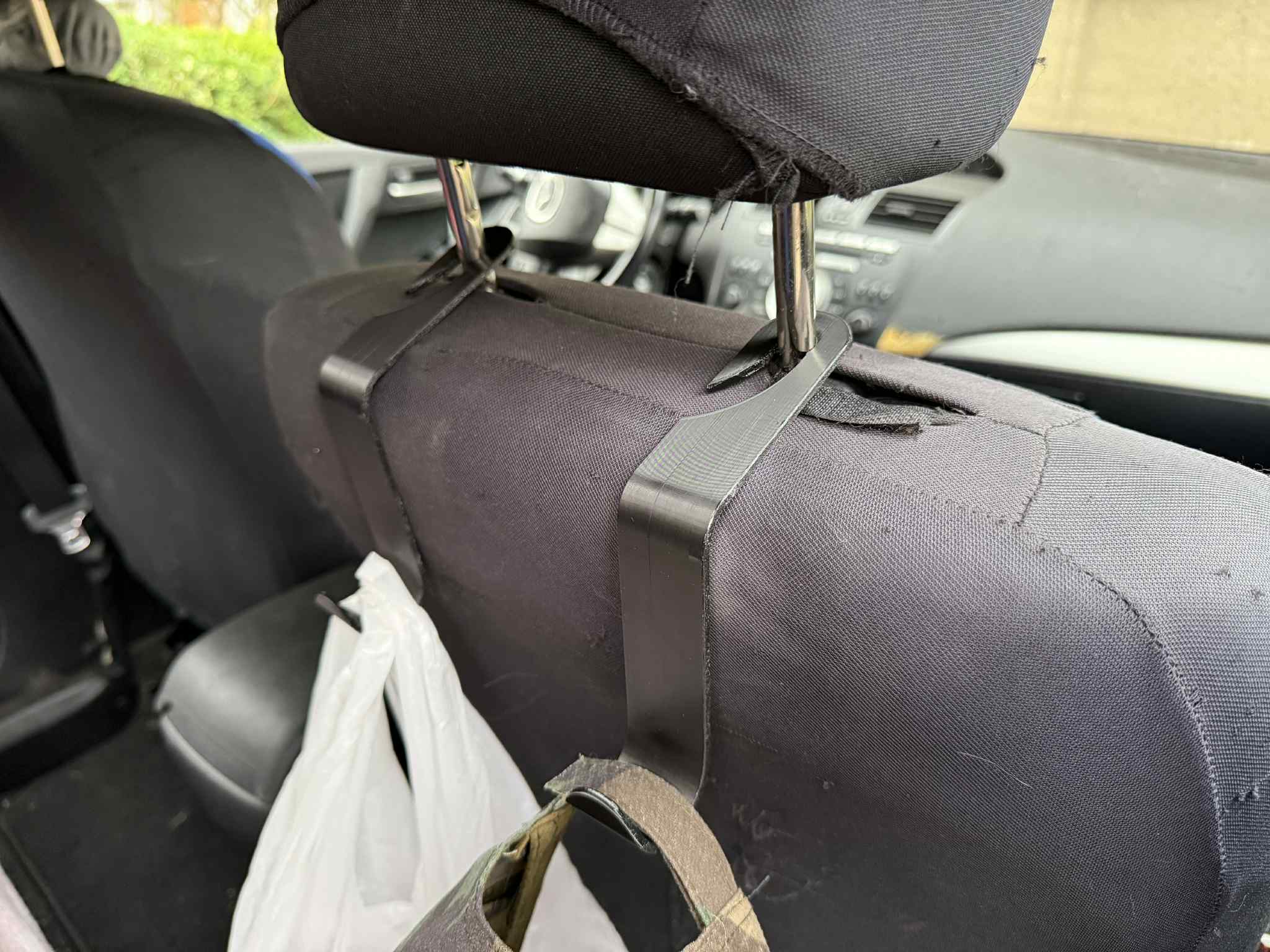 Hook, Car headrest holder