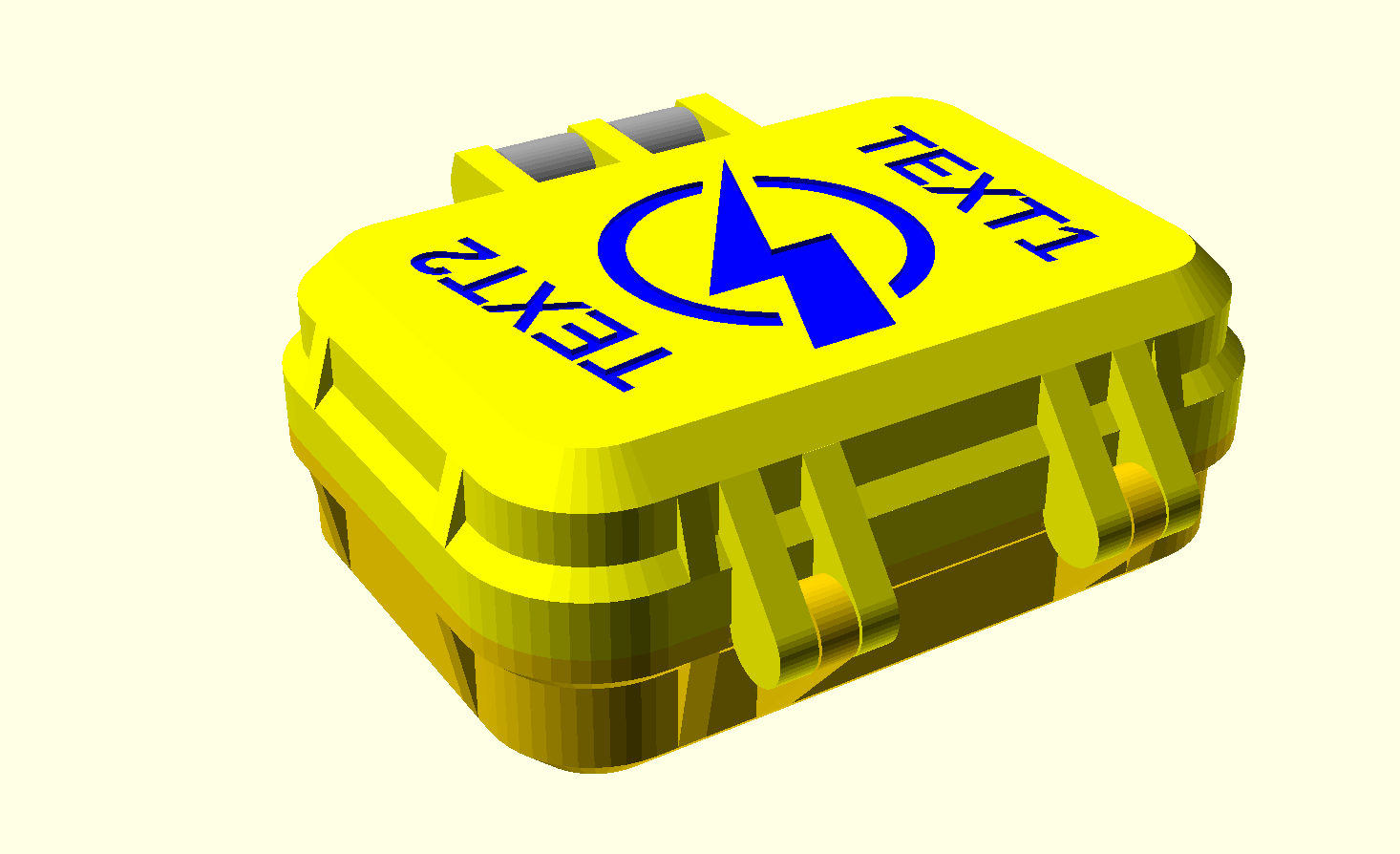 Fully parametric box generator in OpenSCAD — miniatura 3