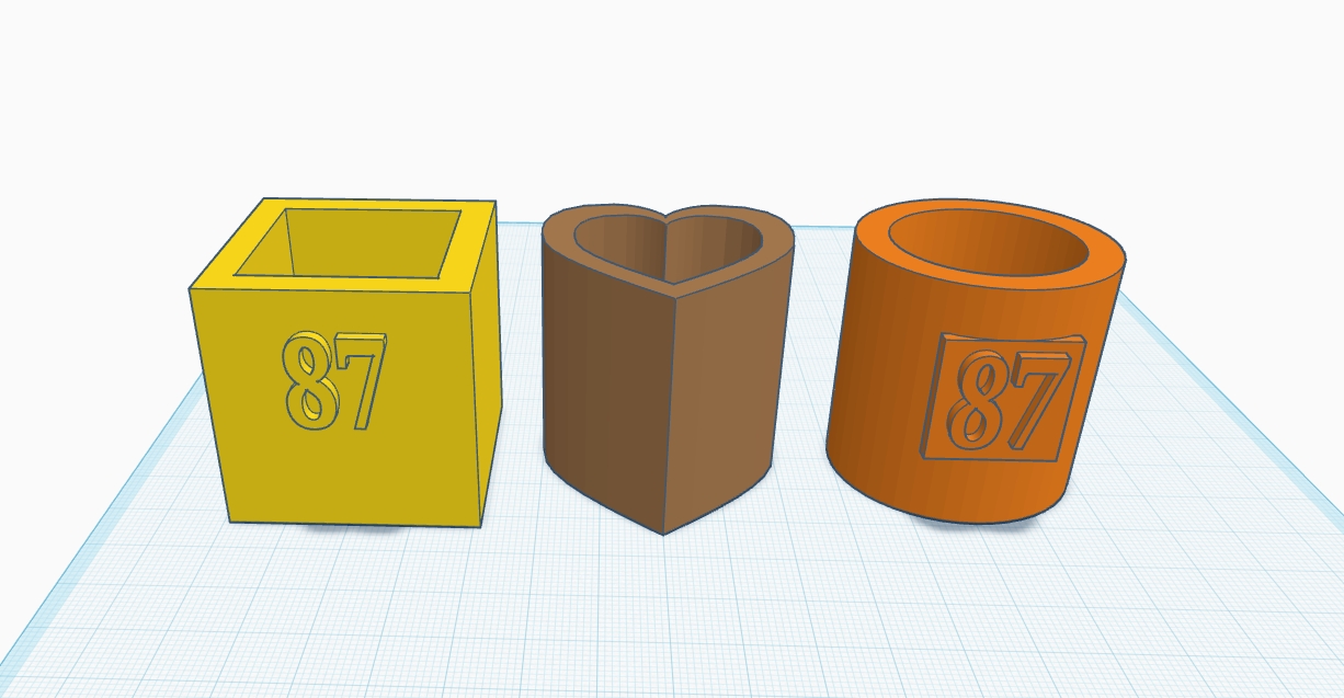 Shape pencil holders!