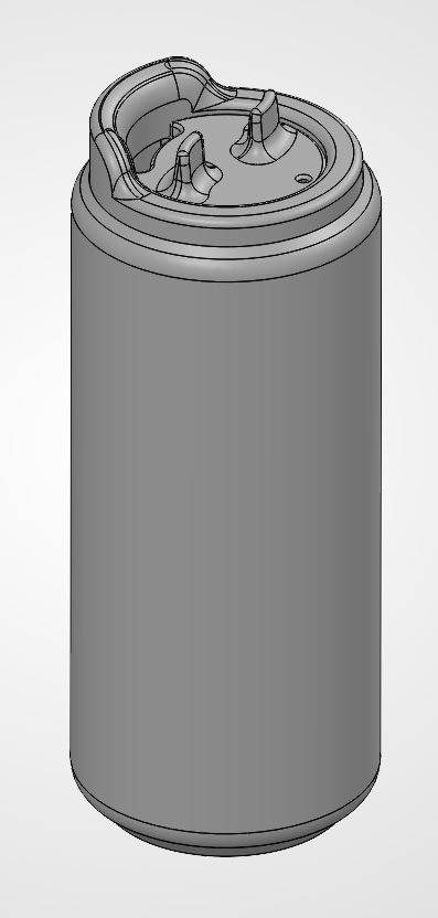 Can Style Beverage Holder 3D model