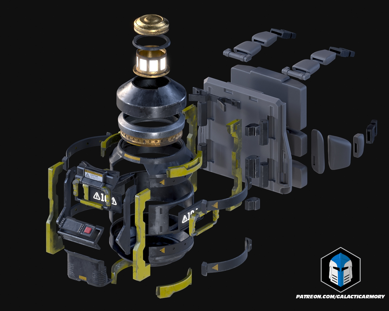 HD2 - Hellbomb Backpack - 3D Print Files — thumbnail 2