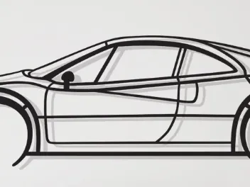 Ferrari F40 Wall Art