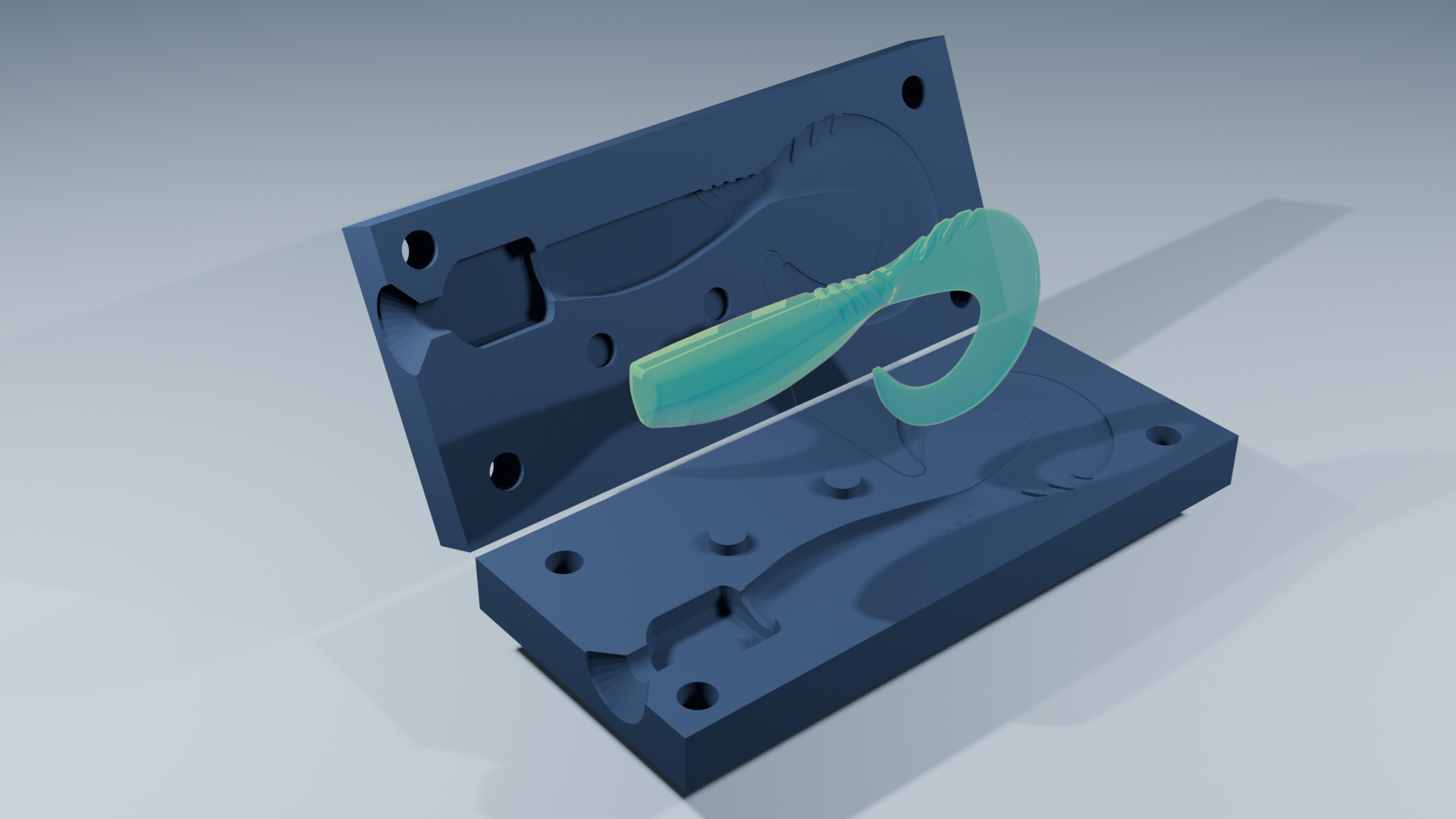 Simple Twister Casting Mold