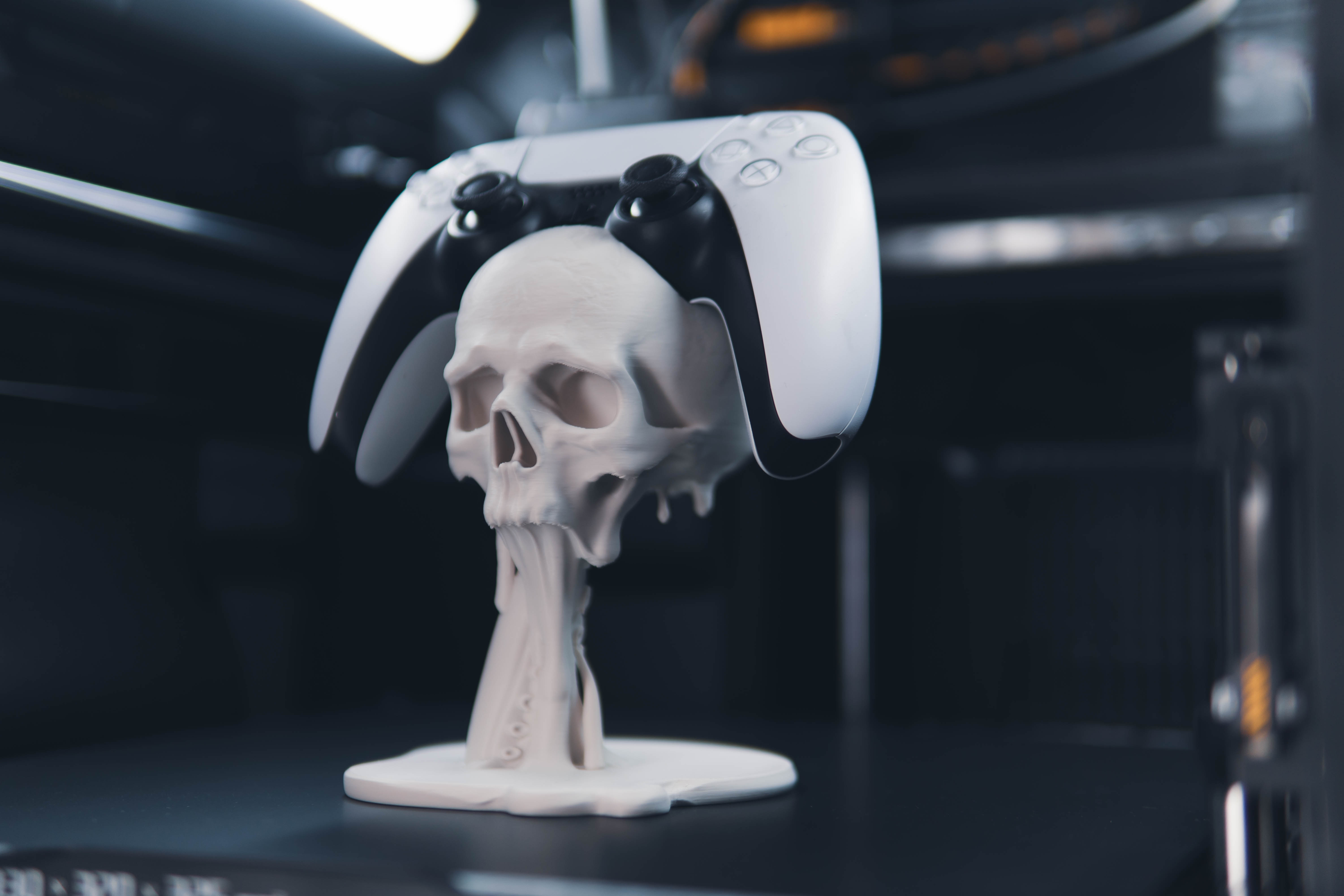 Skull & Tentacle Floating PS5 Controller Holder