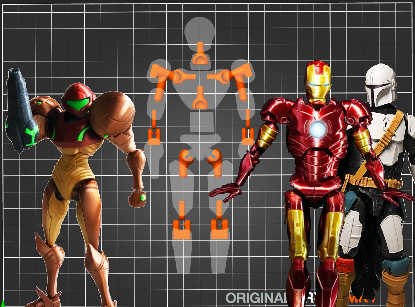 Articulations for Poseable Figure (v1.0,2020)