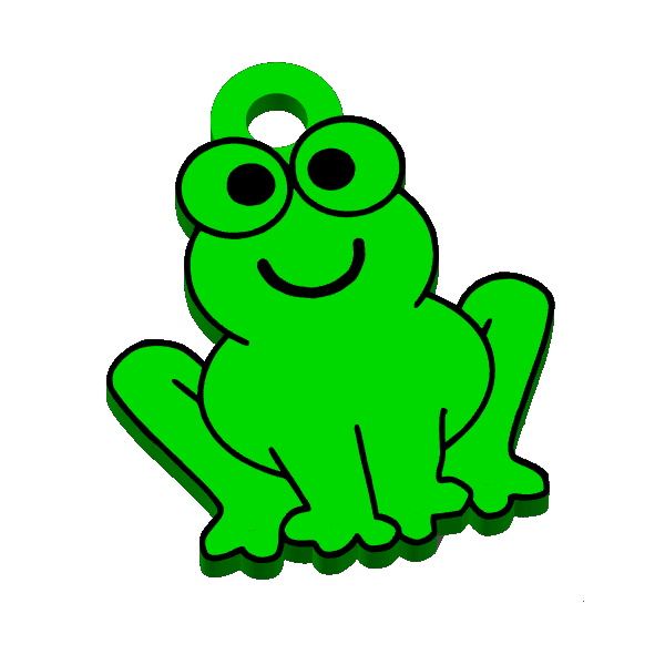 Frog keychain 2