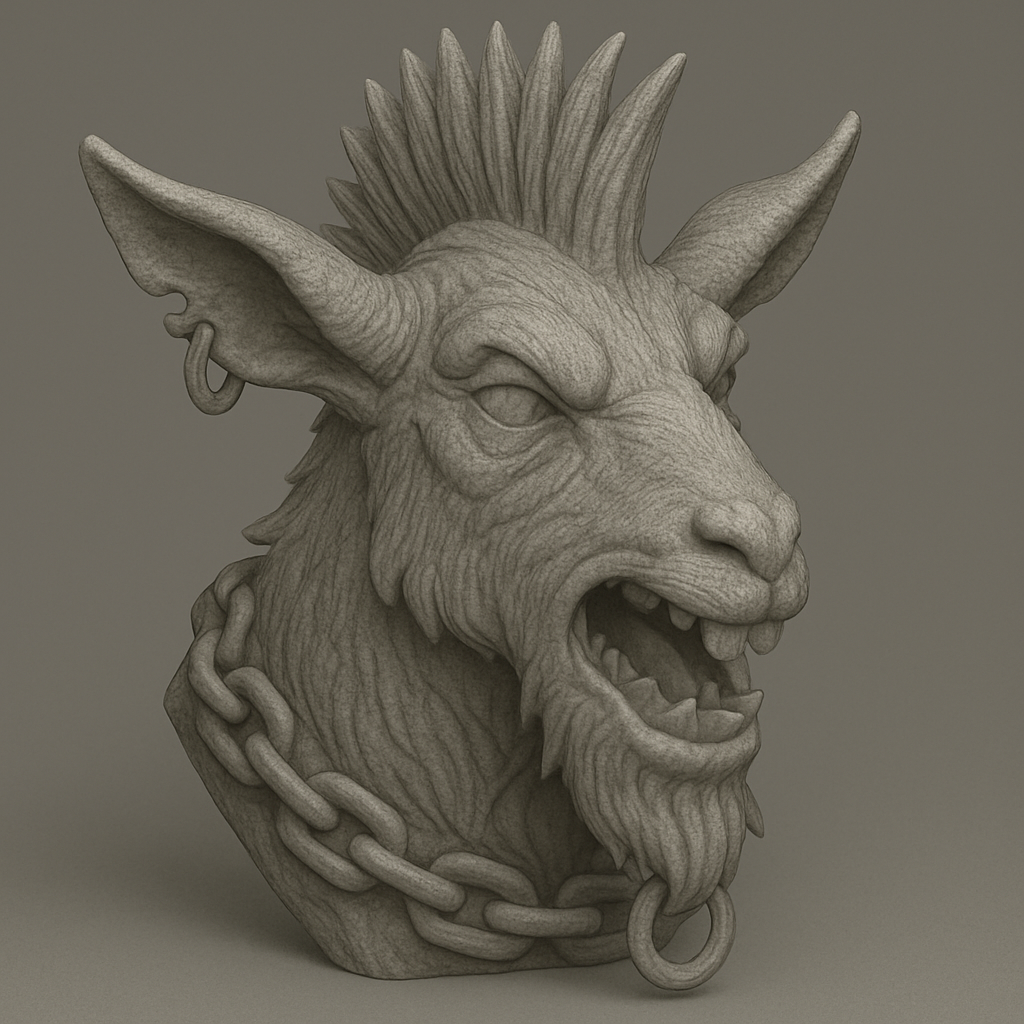 Goat punk style
