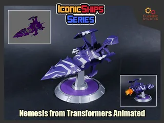 [Iconic Ship Series] Nemesis from Transformers Animated