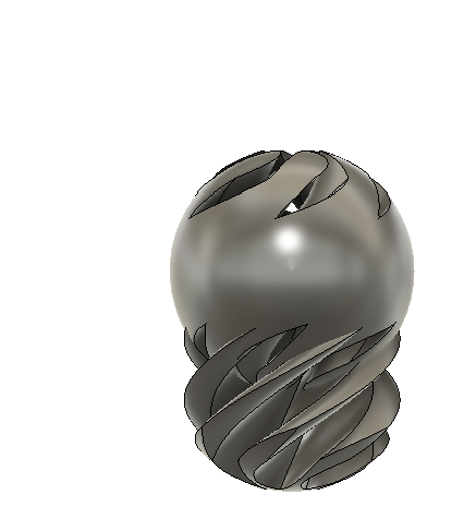 Spiral Fidget sphere – Fidget rotatif hypnotique sans support