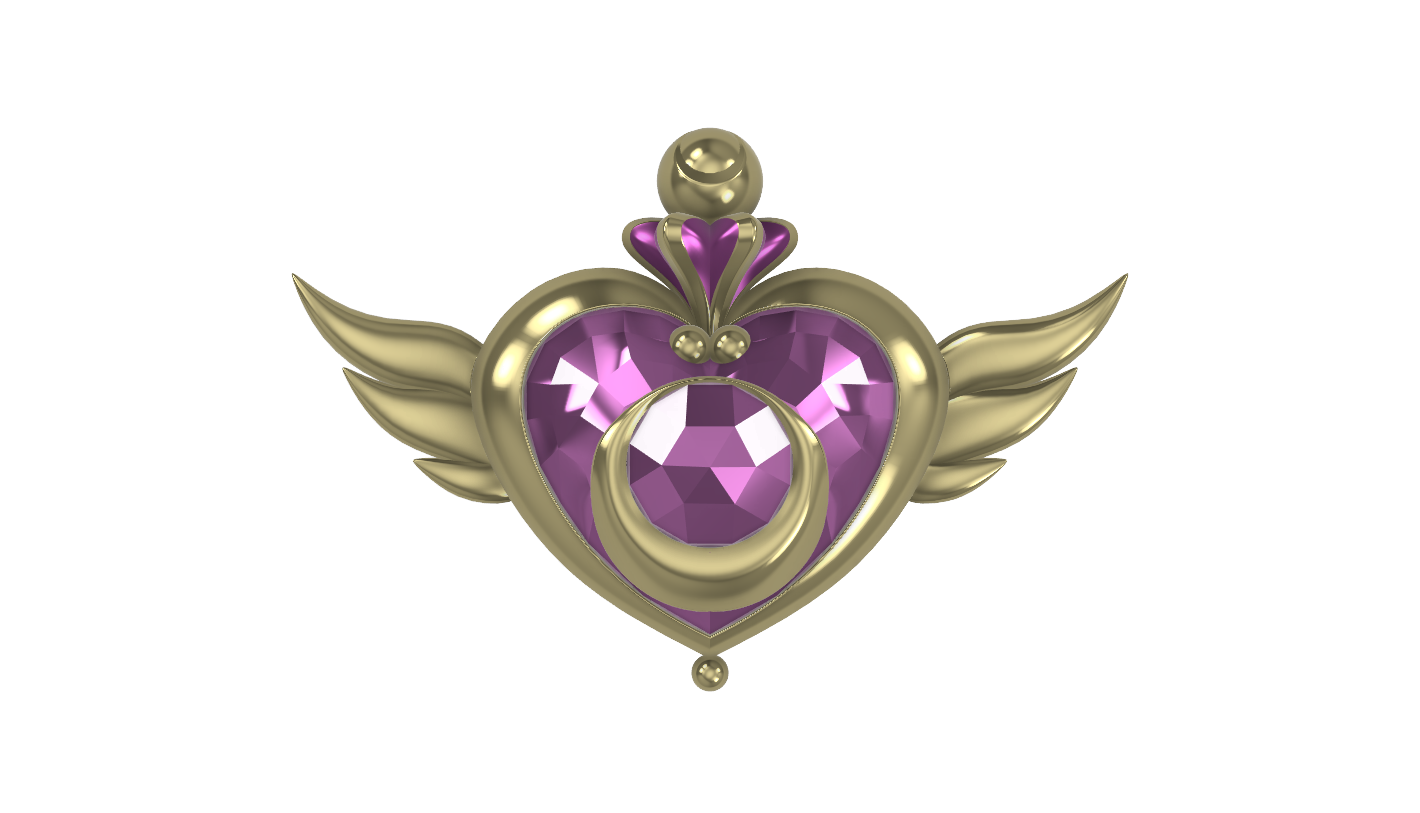 Sailor Moon's Crisis Moon Compact STL Files - Sailor Moon Cosplay Accessory (Digital Download) — miniatura 7