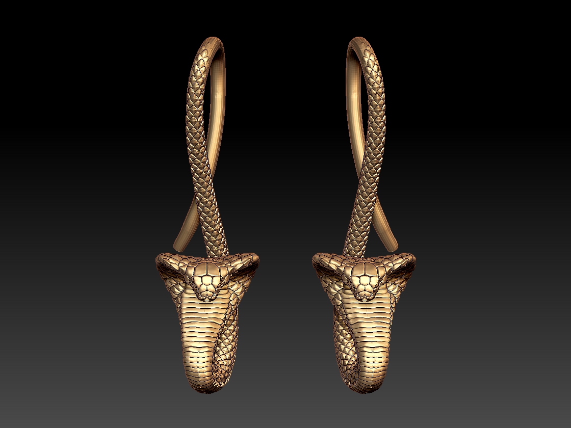 Cobra Earrings