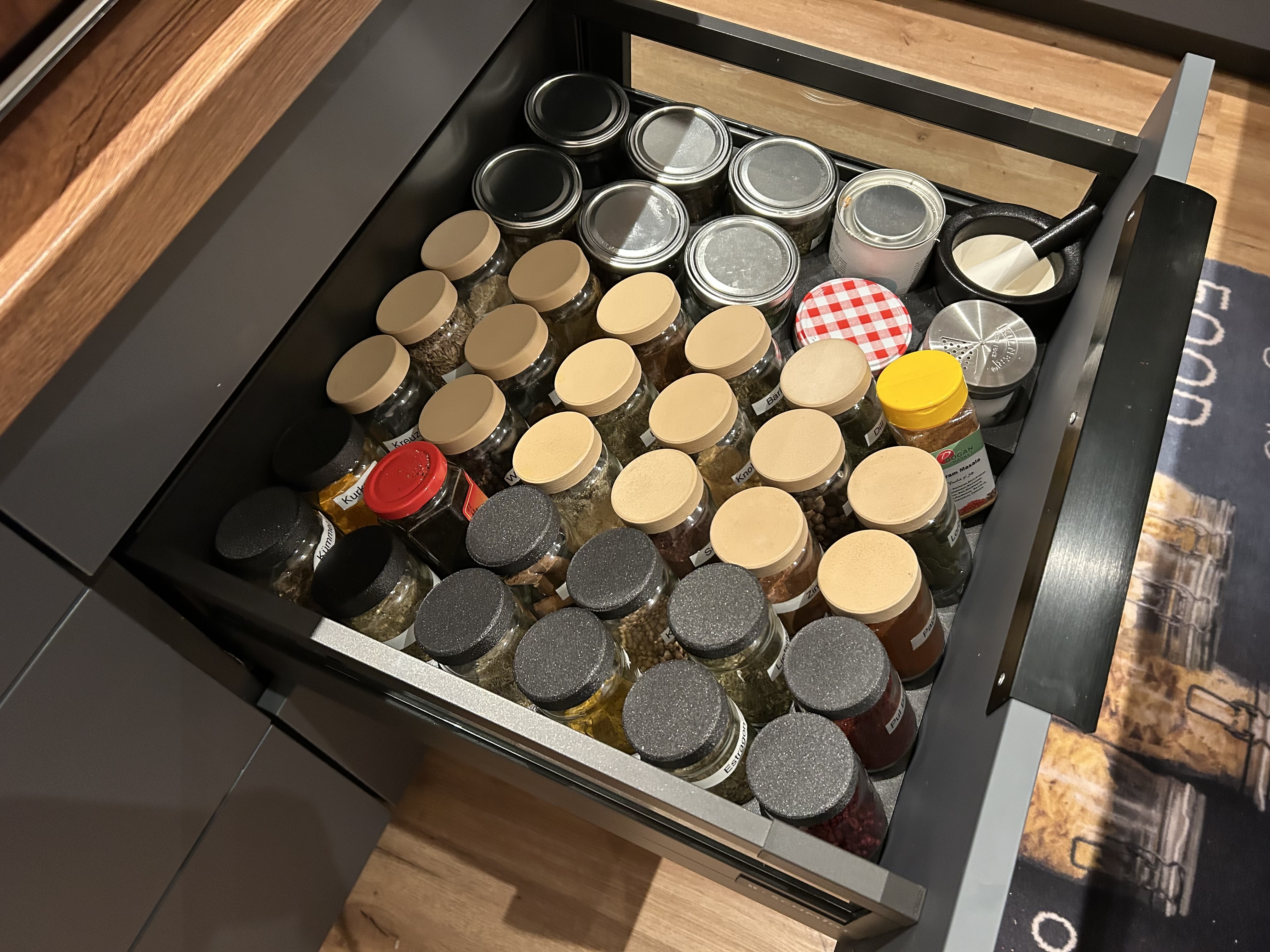 Blum Orgaline Gewürzgläser Organisation