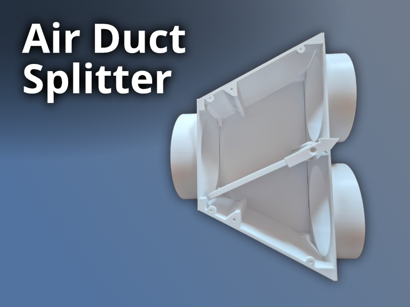 100mm Air Duct Flow Control Splitter