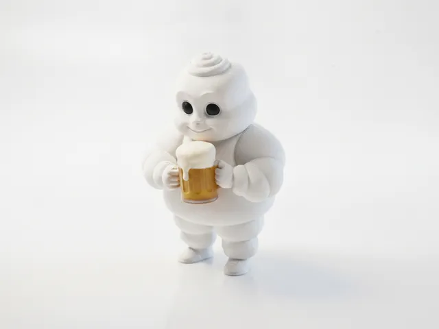Michelin Man Beer Figurine Collectible 3D Printable