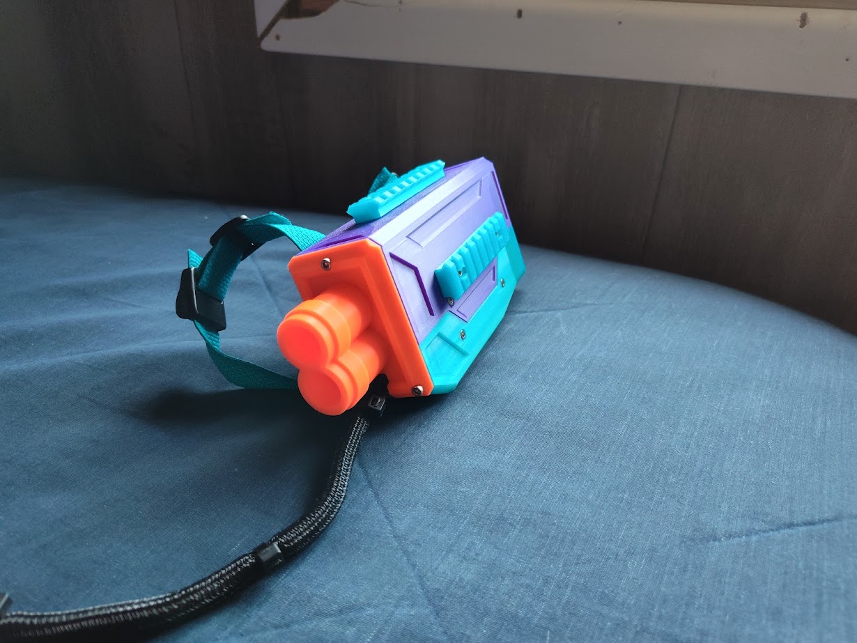 The Panic Button - a mountable Flycore blaster