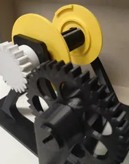 Filament Spool Winder - axis with tolerances